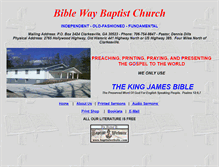 Tablet Screenshot of biblewaybc.com